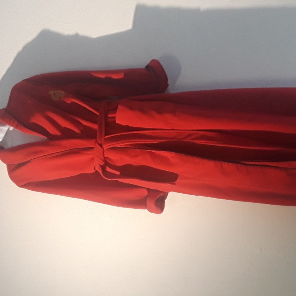 *C4 - VTG. LAUREN RALPH LAUREN SZ. S RED ROBE